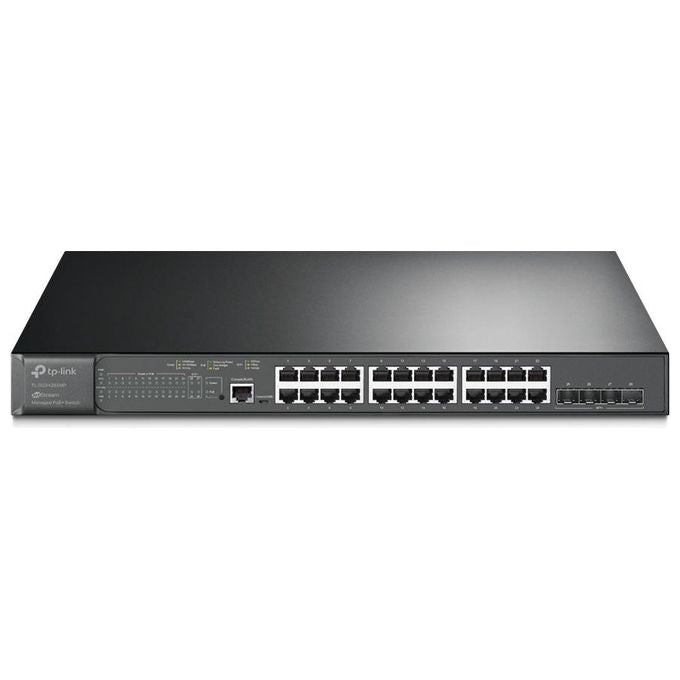 Tp-Link TL-SG3428XMP Switch di Rete Gestito L2+ Gigabit Ethernet 10-100-1000 Supporto Power Over Ethernet Nero