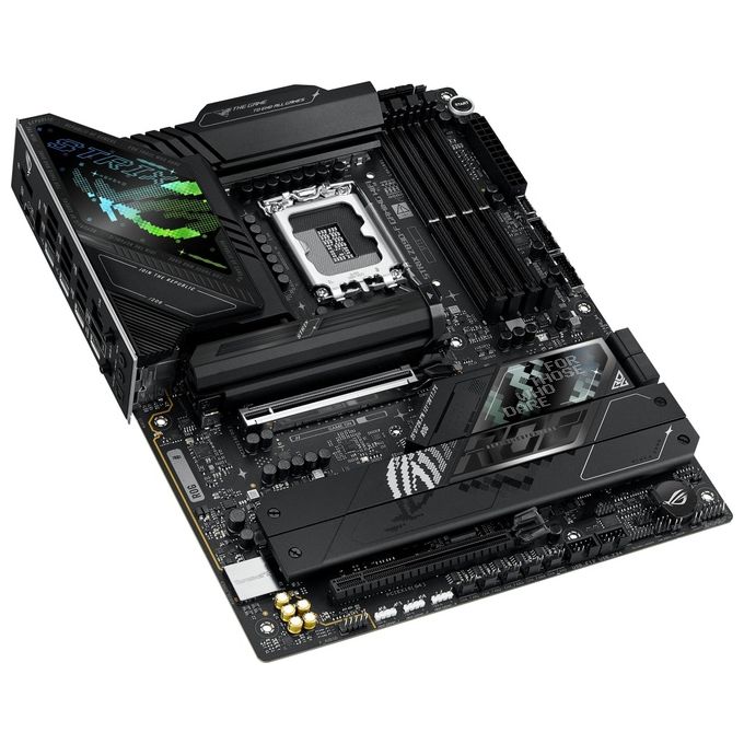 ASUS ROG Strix Z890-F Gaming WiFi Scheda Madre Intel ATX 16122 Fasi di Alimentazione Slot DDR5 PCIe 5.0 GPU di Nuova Generazione 5 Slot M.2 WiFi 7 AI Overclocking AI Networking II
