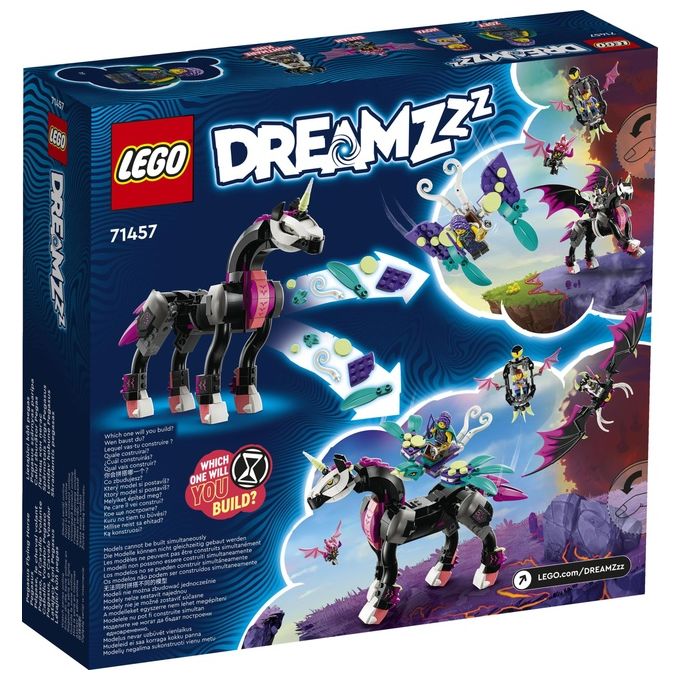 LEGO DREAMZzz 71457 Pegaso, il Cavallo Volante, Animale Giocattolo da Costruire in 2 Modi con Minifigure, Giochi per Bambini