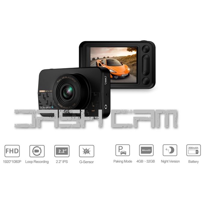 One Gear Smartmemo 3.0 Videocamera da Auto Dash Cam 3'' Full Hd 5,5mp Nero