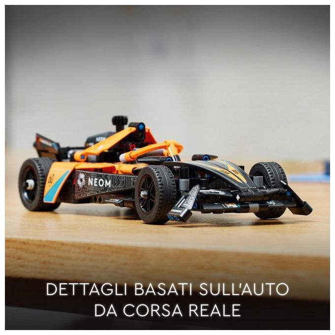 LEGO Technic 42169 NEOM McLaren Formula E Race Car, Macchina Giocattolo per Bambini 9+, Modellino di Auto F1 da Costruire