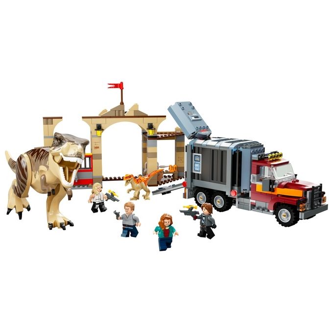 LEGO Jurassic World la Fuga del T.Rex e dell'Atrociraptor