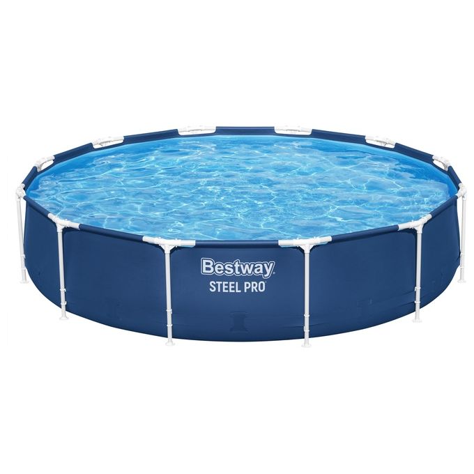 Bestway Steel Pro 56706 Piscina Rotonda 366x7cm Blu