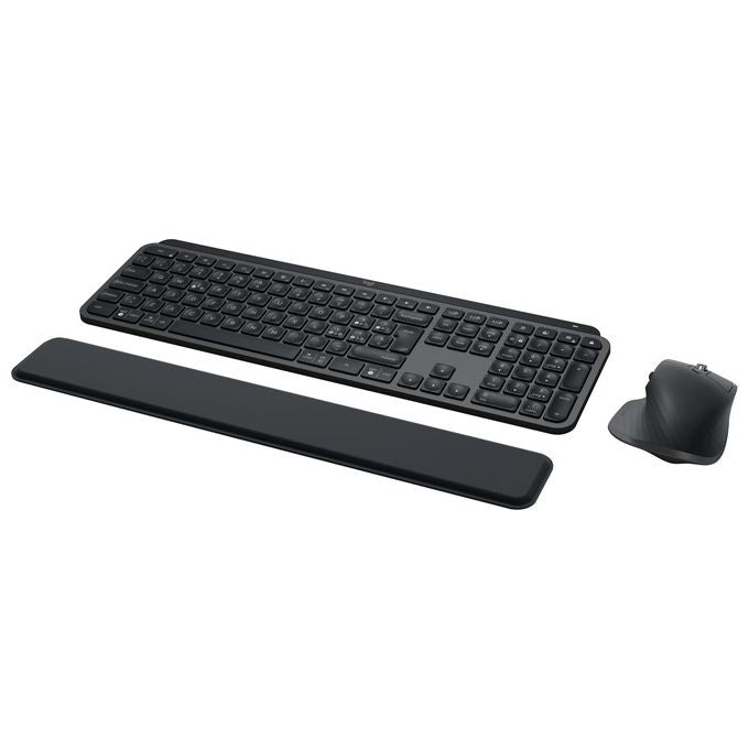 Logitech Mx Keys Combo For Business Gen 2 Tastiera Mouse Incluso Rf Senza Fili  Bluetooth Qwerty Italiano Grafite