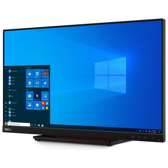Lenovo ThinkVision T24t-20 LED Display 23.8'' 1920x1080 Pixel Full HD Touch Screen Capacitivo Nero