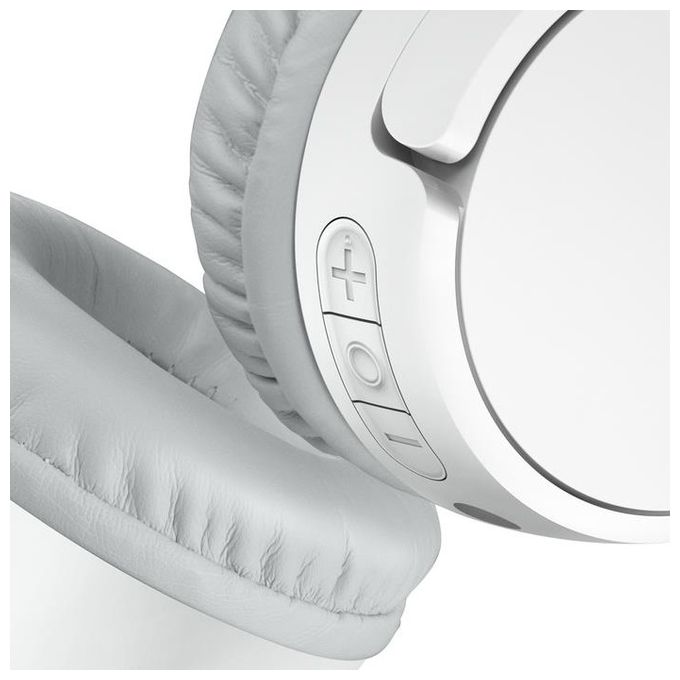 Belkin SoundForm Mini Cuffie Wireless per Bambini con Microfono Bianco