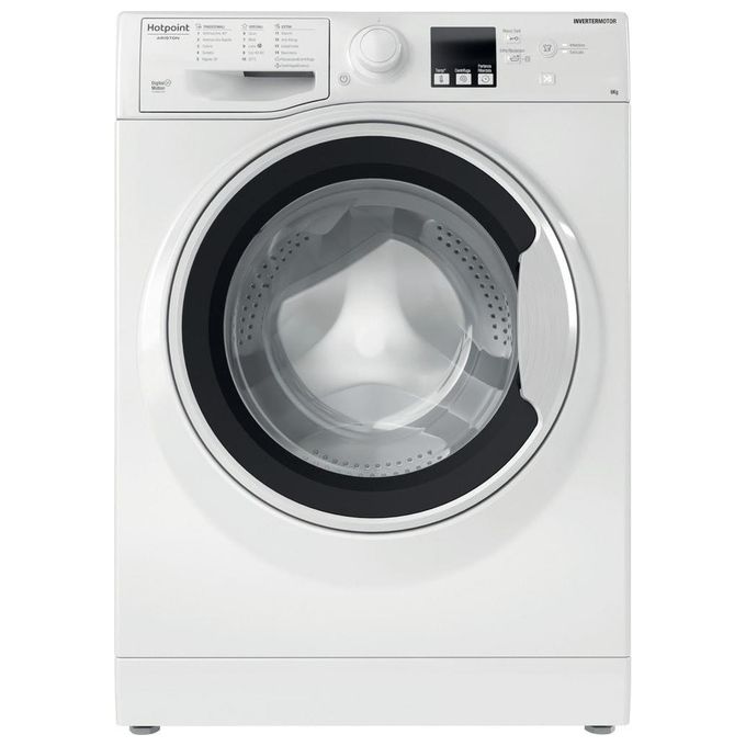 Hotpoint RSSF 624 W IT N Lavatrice Carica Frontale Slim 6 Kg 1200 rpm Classe C Inverter 16 Programmi (85x59.5x42.5 cm) colore Bianco