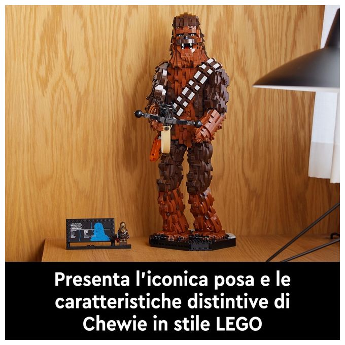 LEGO Star Wars 75371 Chewbacca, Kit Modellismo per Adulti da Collezione 40° Anniversario Il Ritorno dello Jedi, Idea Regalo