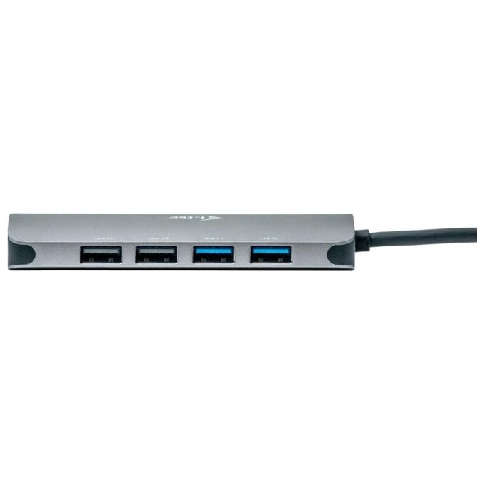 I-Tec Usb-C Metal Nano 2x Display Docking Station  Power Delivery 100 W