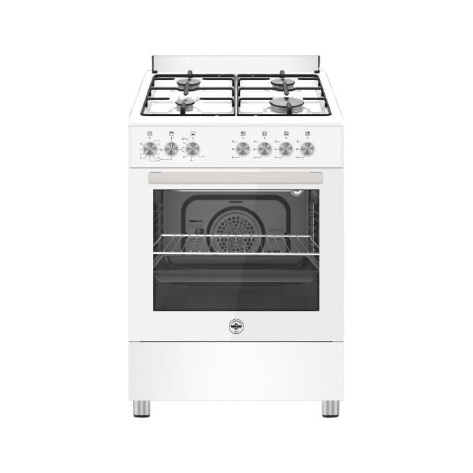 La Germania SE664GB24 Cucina con Piano Cottura a Gas Forno a Gas 60cm Bianco