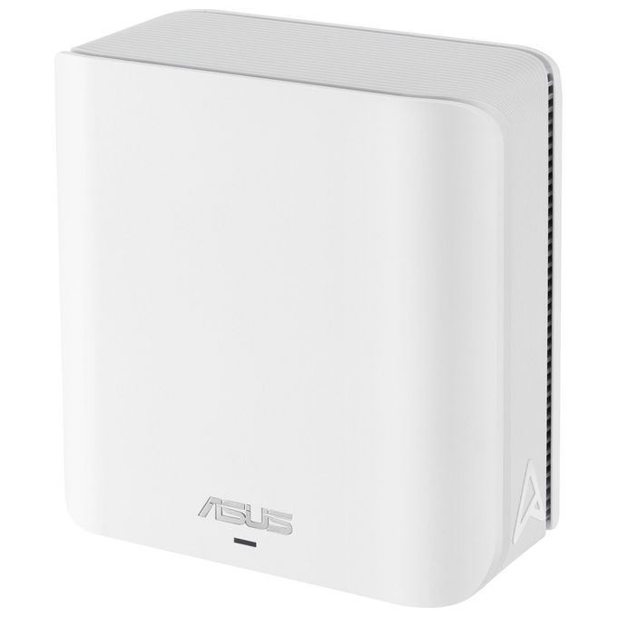 ASUS ZenWiFi BD4 1-Pack - Rete WiFi 7 a doppia banda 3600 Mbps copertura 228 m² due porte 25 G controlli di sicurezza e Parental Control Inclusi Smart Home Master SSIDs - Bianco