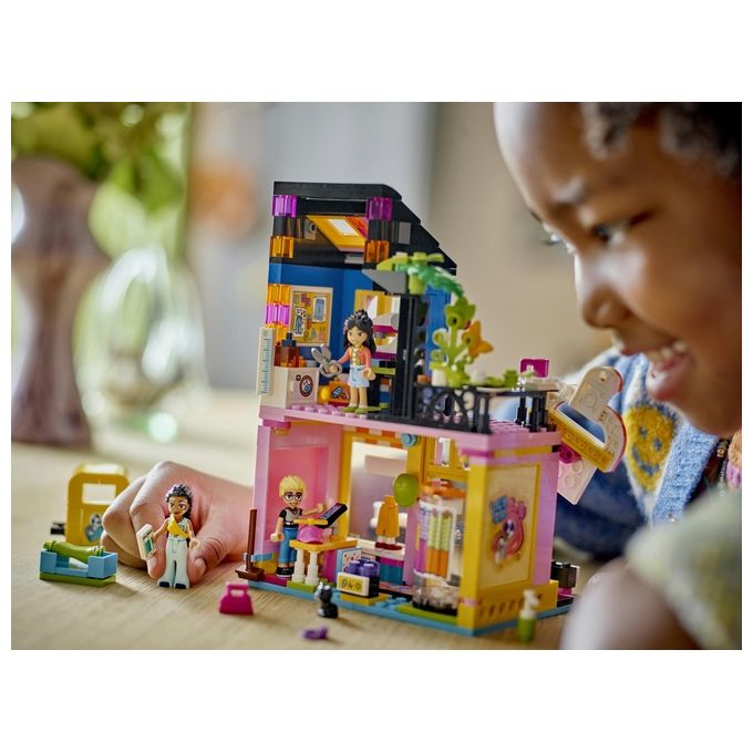 LEGO Friends 42614 Boutique Vintage, Giochi per Bambini da 6 Anni con Negozio Giocattolo di Moda, 3 Mini Bamboline e un Gatto