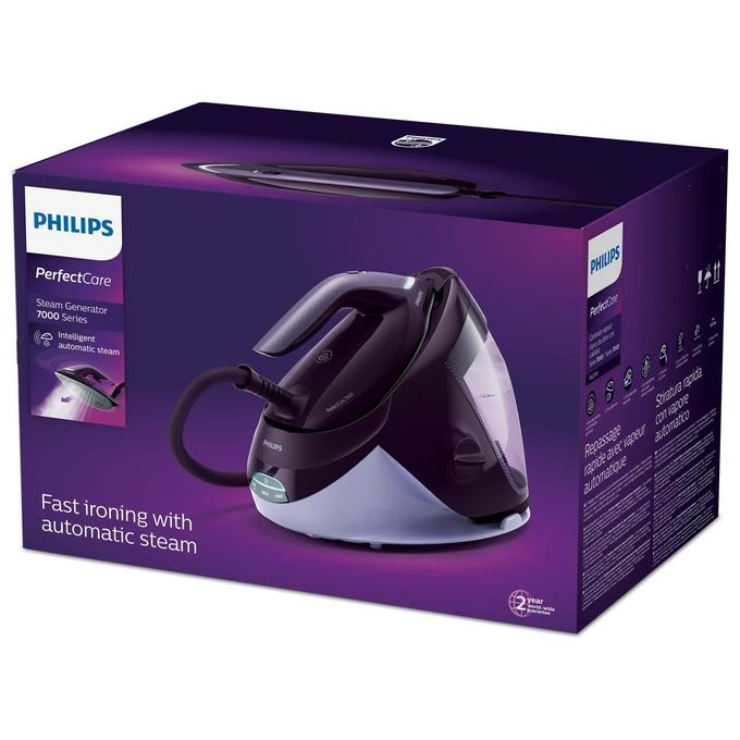 Philips PSG7150-30 Ferro da Stiro a Vapore Perfect Care 7000 Series 1.8 Litri 2100W Viola