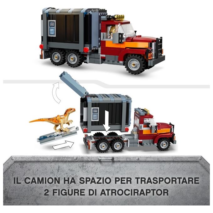LEGO Jurassic World la Fuga del T.Rex e dell'Atrociraptor