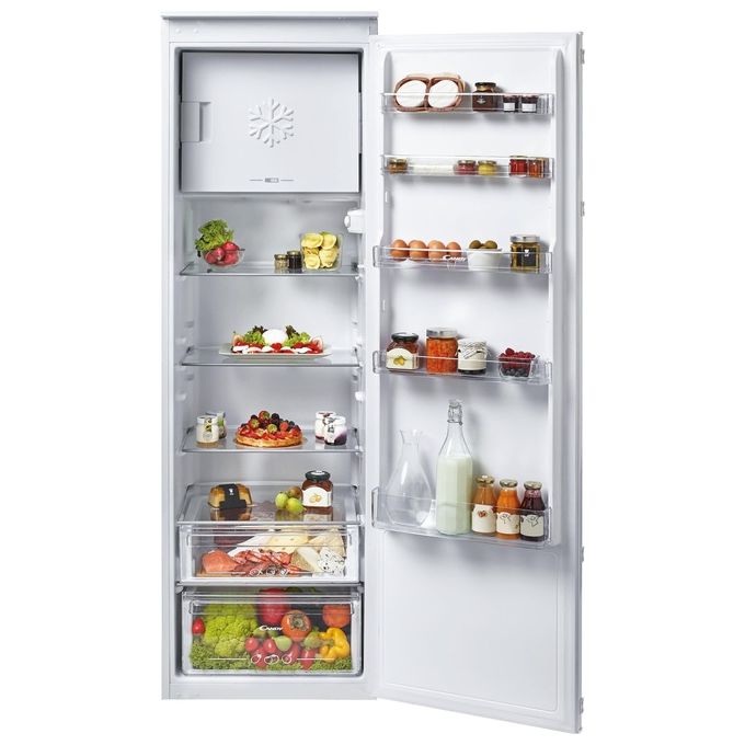 Candy CFBO3550E-N Frigorifero Monoporta Statico da Incasso Capacita' 286 Litri Classe energetica A+ Controllo Meccanico 177 cm Bianco