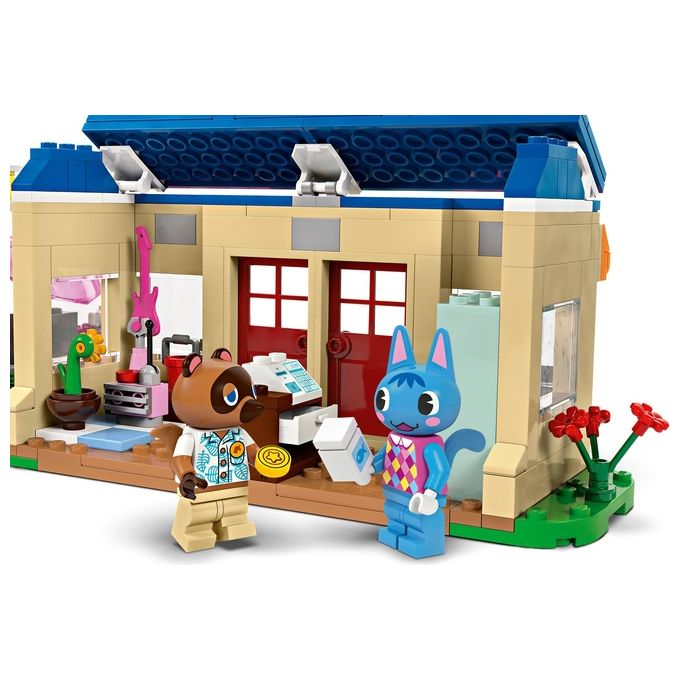 LEGO Animal Crossing 77050 Bottega di Nook e casa di Grinfia, Giochi Creativi per Bambini 7+ con Negozio e Casa Giocattolo