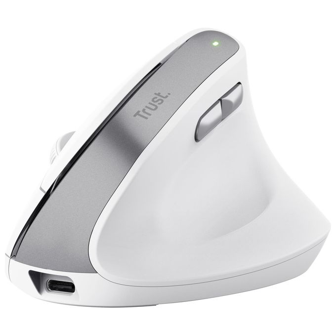 Trust Bayo II Mouse Ufficio Mano Destra RF Wireless Ottico 2400 DPI Bianco