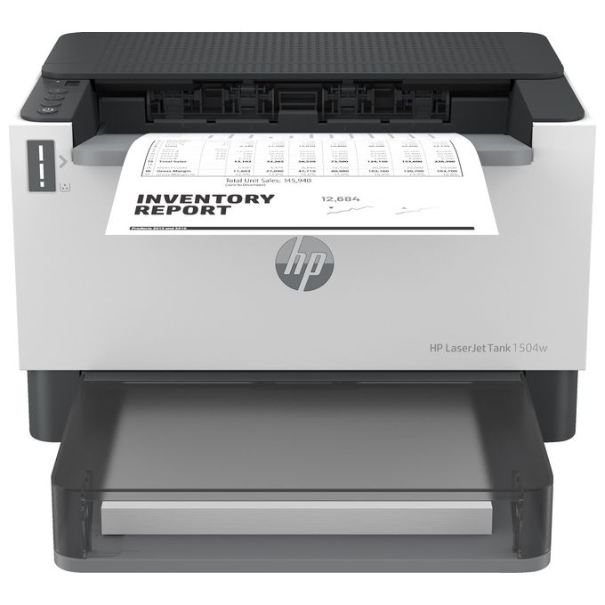 HP LaserJet Stampante Tank 1504w Bianco e Nero Dimensioni Compatte Risparmio Energetico Wi-Fi Dual Band