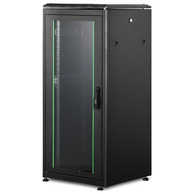 Digitus Armadio 26 Unita' Linea Professionale (a)1310 X (l)600) X (p)600 Mm. Colore Nero Ral 9005