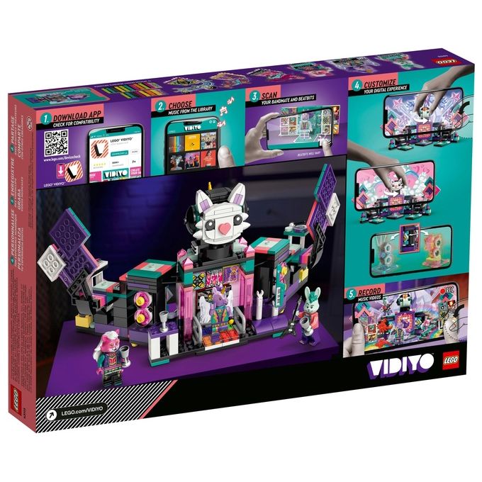 LEGO 43113 VIDIYO K-Pawp Concert BeatBox Creatore Video Musicali con 3 Minifigure 502 pezzi colore Nero
