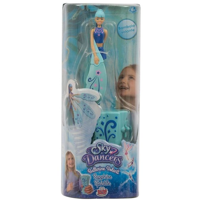 Grandi Giochi Bambola Sky Dancer Blu Sapphire Sparkle