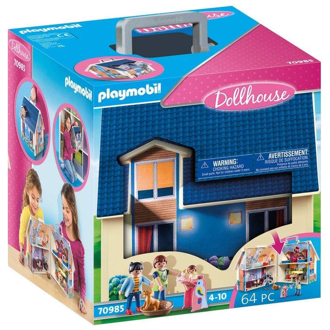 Playmobil Dollhouse Costruzioni Casa delle Bambole Portatile