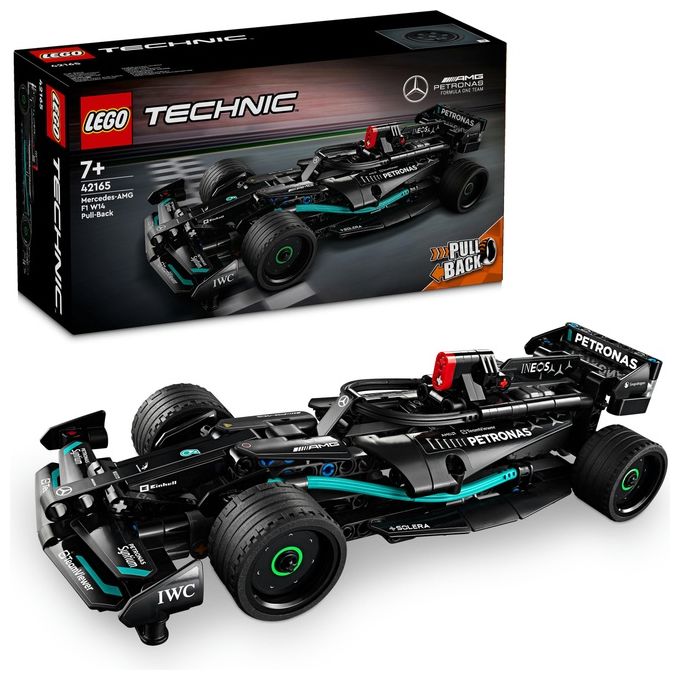 LEGO Technic 42165 Mercedes-AMG F1 W14 E Performance Pull-Back, Macchina Giocattolo da Costruire, Gioco Creativo per Bambini 7+