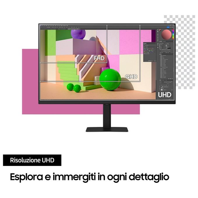 Samsung ViewFinity Monitor HRM S7 - S70D da 32'' Ultra HD Flat