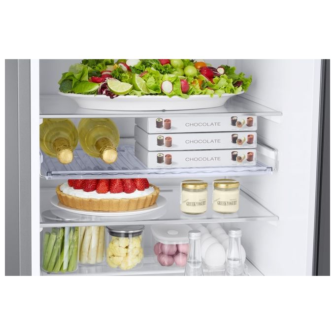Samsung RB38C676CS9 Frigorifero Combinato EcoFlex AI 2m 390 Litri