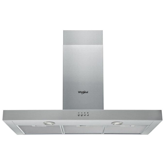 Whirlpool AKR 559-3 IX Cappa Aspirante a Parete 3 Velocita' Classe energetica D Portata 430 m³-h 89,8 cm Acciaio Inox