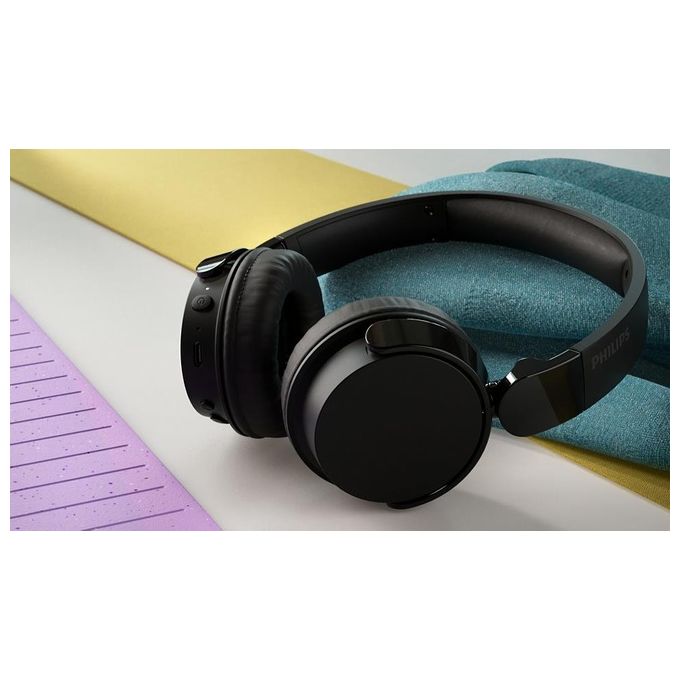 Philips Cuffia On-ear Wireless Bass Black