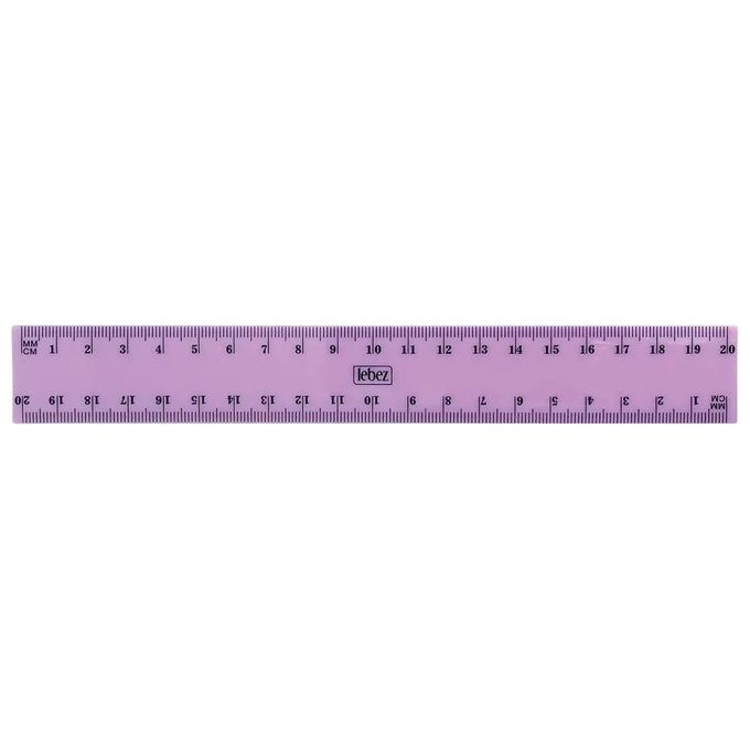 Lebez Barattolo 36 Pezzi Righelli 20cm Pastel