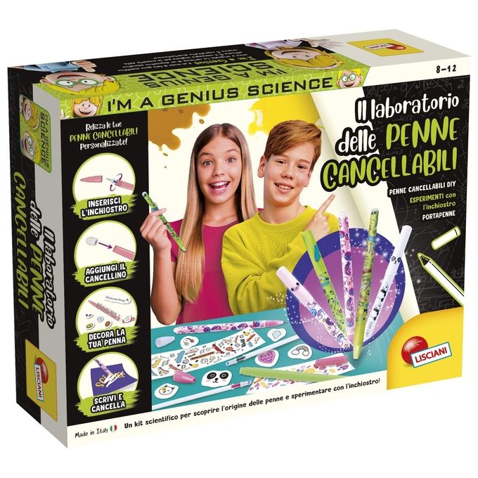 Lisciani Gioco Creativo Im a Genius Laboratorio delle Penne Cancellabili