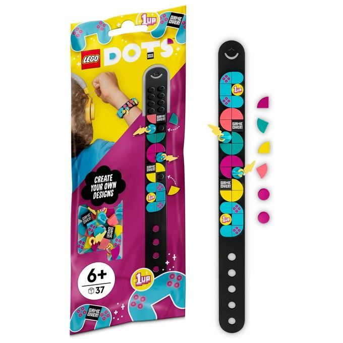 LEGO Dots Gamer Braccialetto con Ciondoli