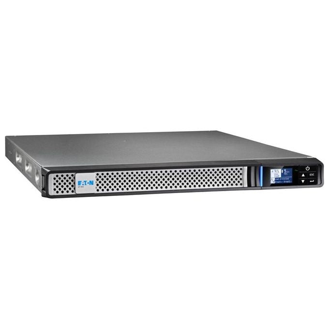 Eaton 5p 850ir Gen 2 Ups Montabile in Rack 200-208-220-230-240 V C.a. V 680 Watt 850 Va 1 Fase 7 Ah Rs-232 Usb Connettori di Uscita 4 1u 19'' Nero-Argento con Network Card-MS