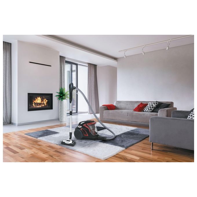 Hoover HP730ALG 011 H-Power 700 Aspirapolvere a Traino con Filo senza Sacco Tecnologia Ciclonica Potenza 850 W Capacita' 2 Litri Cougar Black