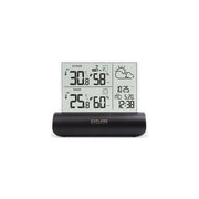 Explore Scientific Stazione Barometrica Glass LCD Weather Station Nero