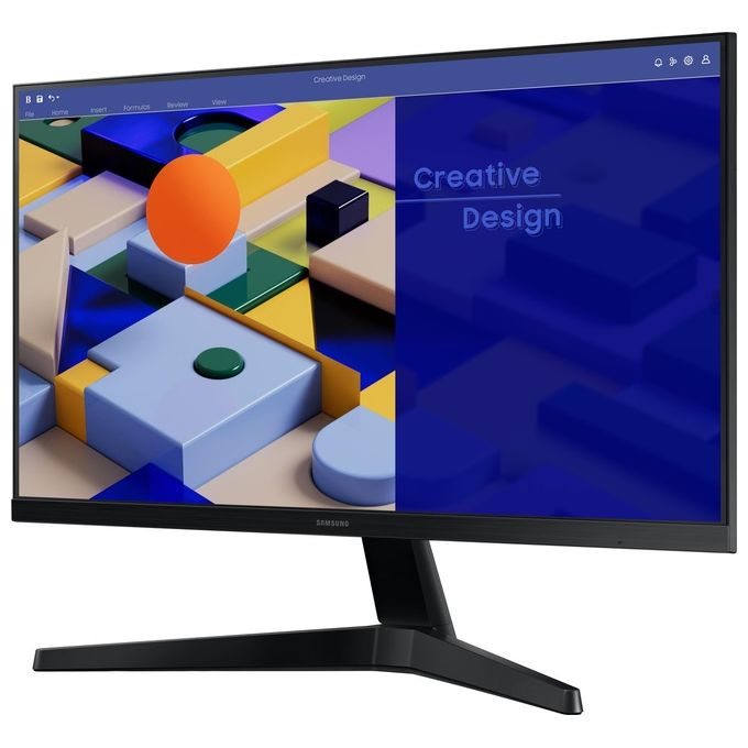 [ComeNuovo] Samsung Monitor Led Serie S31C da 24'', 1920x1080 (Full HD), IPS, 75 Hz, 5 ms, FreeSync, D-Sub, HDMI, Eye Saver Mode, Flicker Free