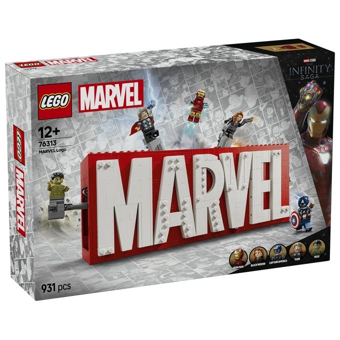 LEGO Marvel Logo e Minifigure MARVEL 76313