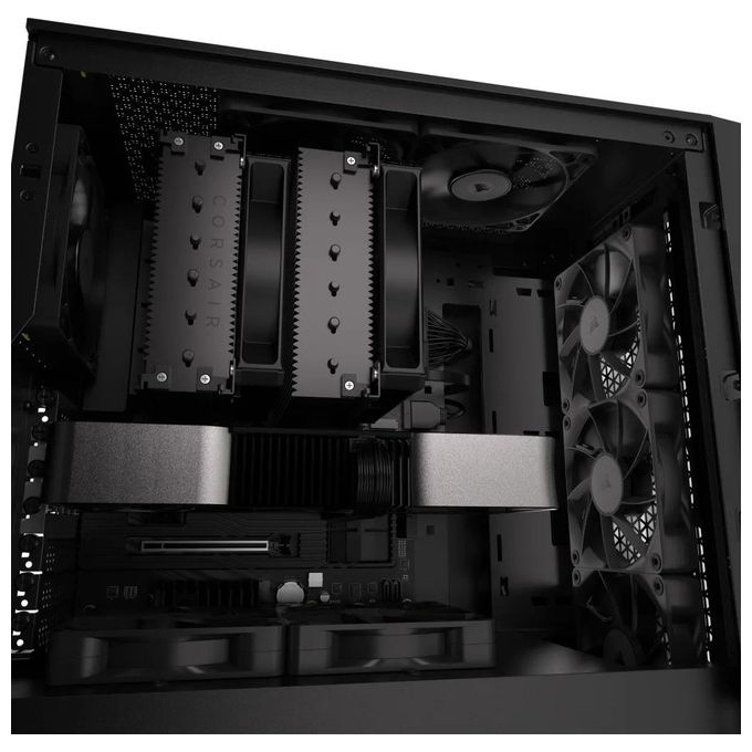 Corsair iCUE LINK RX120 120 mm Ventole PWM con Hub di Sistema iCUE LINK - Cuscinetto a Cupola Magnetica - Confezione Tripla - Nero