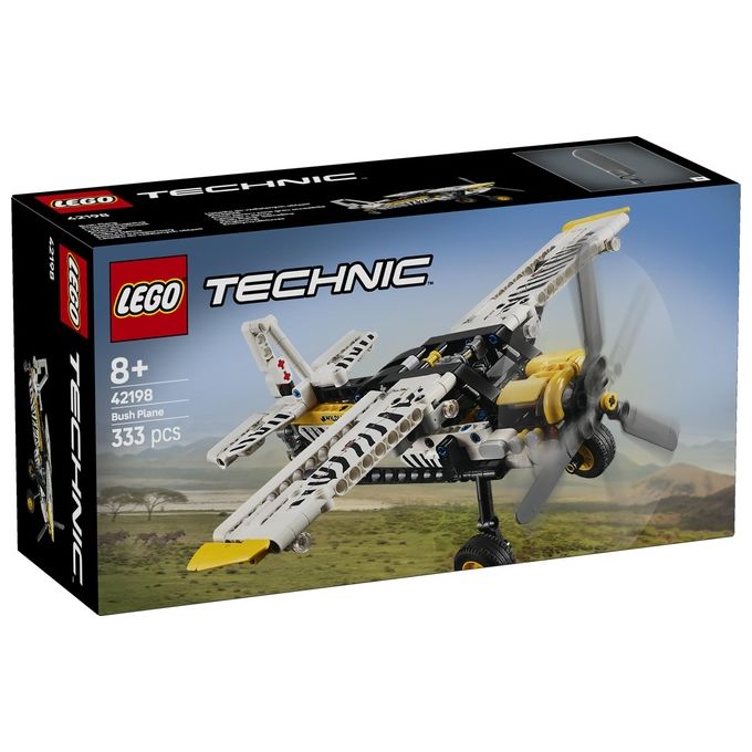 LEGO Aereo Bush Technic 42198 Modellino da Costruzione Innovativo ed Educativo per Appassionati di Ingegneria e Design Creativo