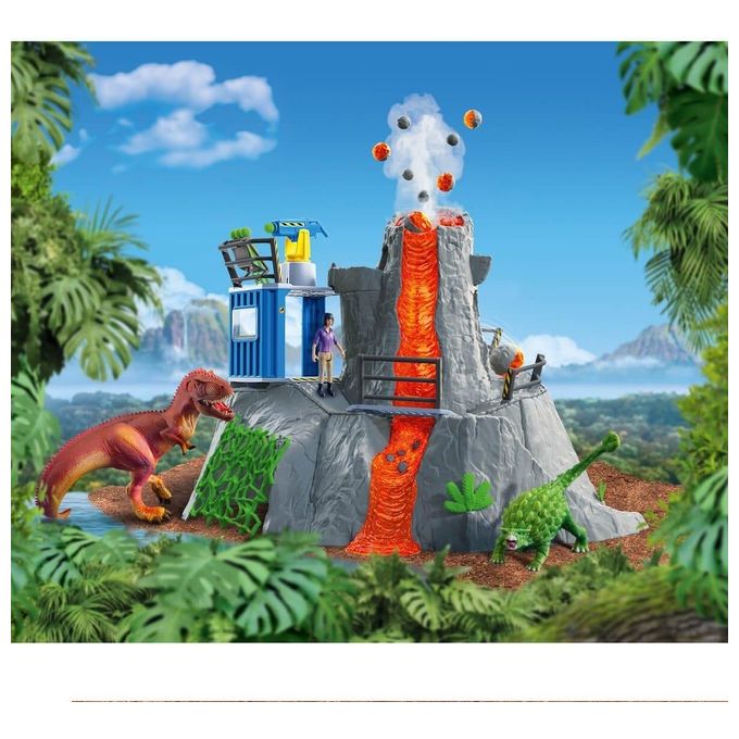Schleich Dinosaurs The Large Volcano Expedition