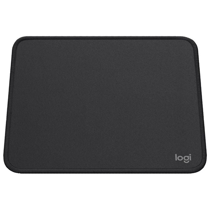 Logitech 956-000049 Studio Series Tappetino per Mouse 230x200 mm bordi cuciti base antiscivolo colore Grafite