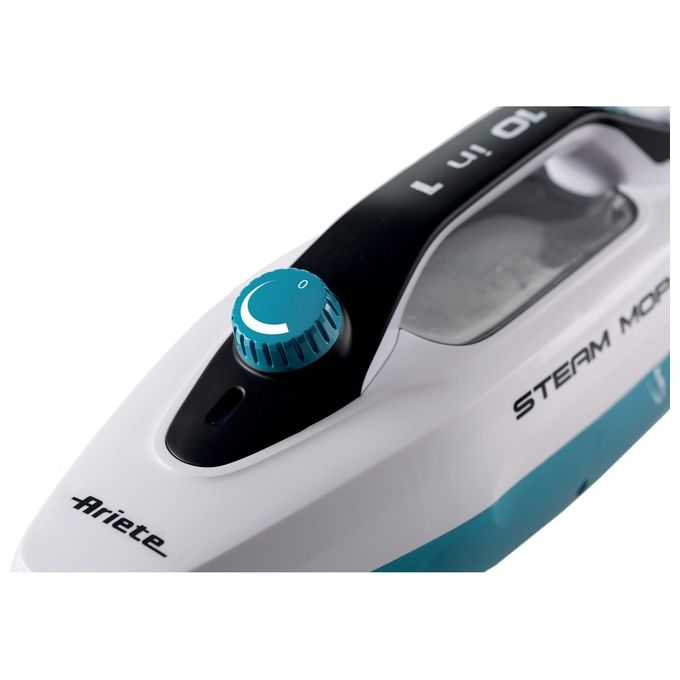 Ariete Steam Mop Foldable Pulitore a Vapore Verticale 0.35 Litri 1500W Blu-Bianco