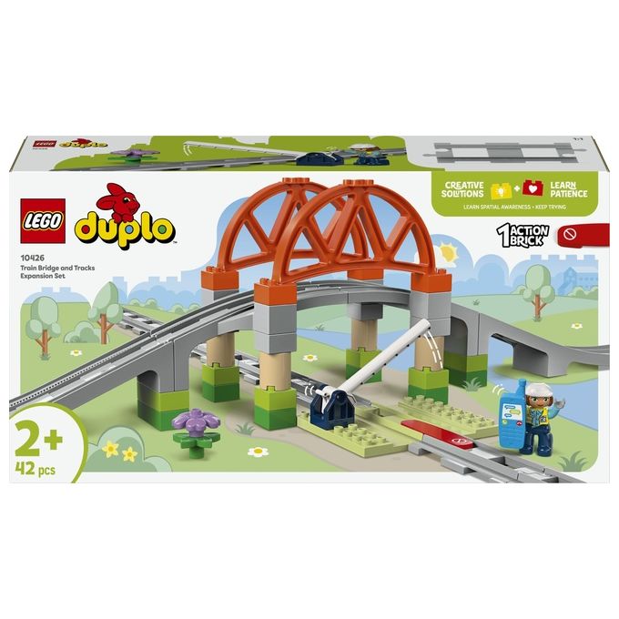 LEGO DUPLO Pack di Espansione Ponte e Binari Ferroviari