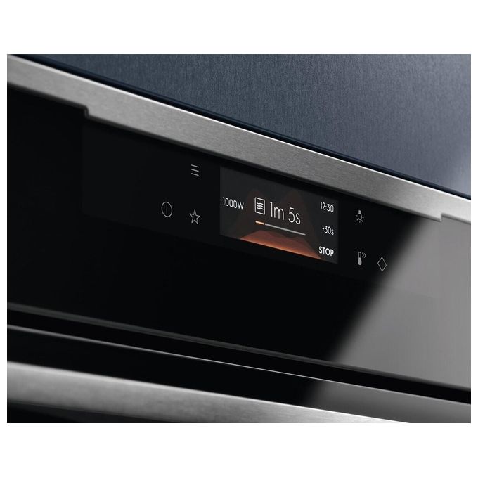 Electrolux KVLBE08X Serie 800 Forno a microonde da incasso Combinato 43 L 1000 W Grill Multifunzione (45x60x57 cm) colore Inox
