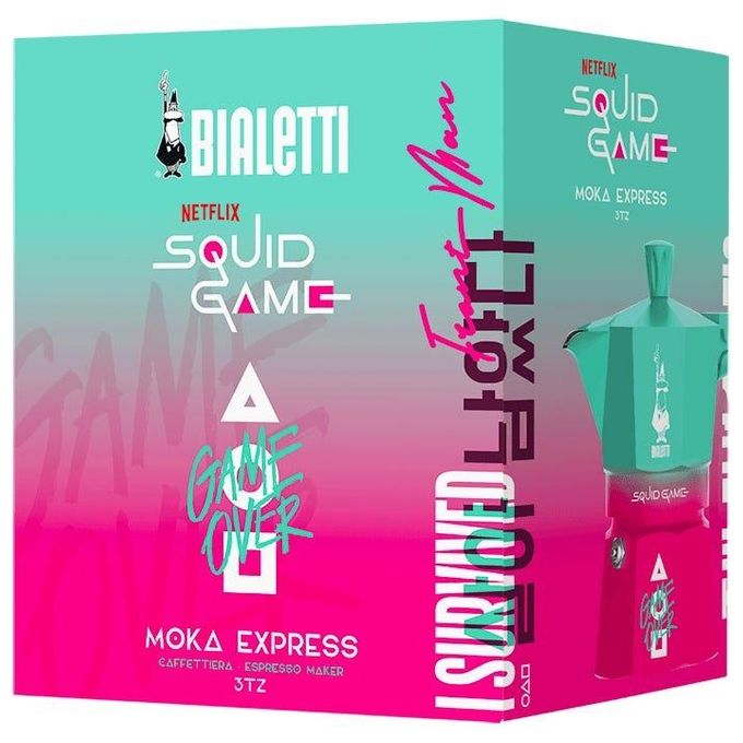 Bialetti Moka Express Squid Game© 3 Tazze