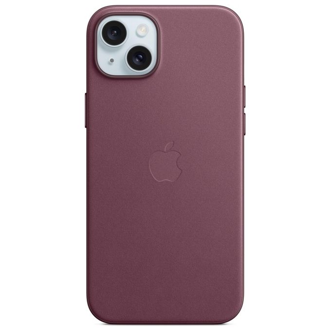 Apple Custodia MagSafe in Tessuto FineWoven per iPhone 15 Plus Gelso ​​​​​​​