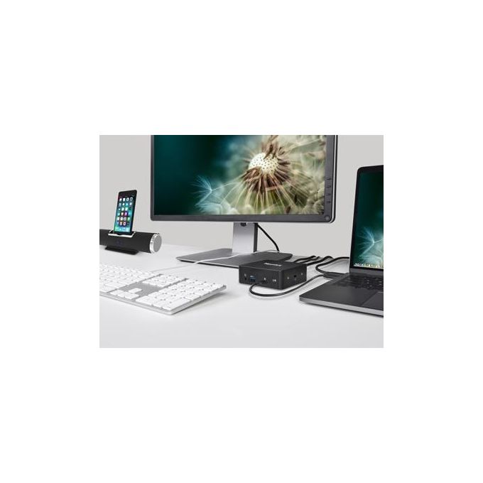 Hamlet HDKC-PD8000 Docking Doppia Interfaccia Usb-C e Usb-A Power Delivery 85W