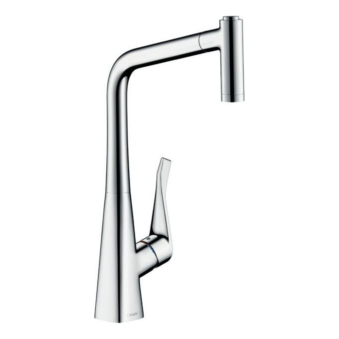 Hansgrohe Metris 14820 Miscelatore Lavello Con Doccetta Estraibile Cromo